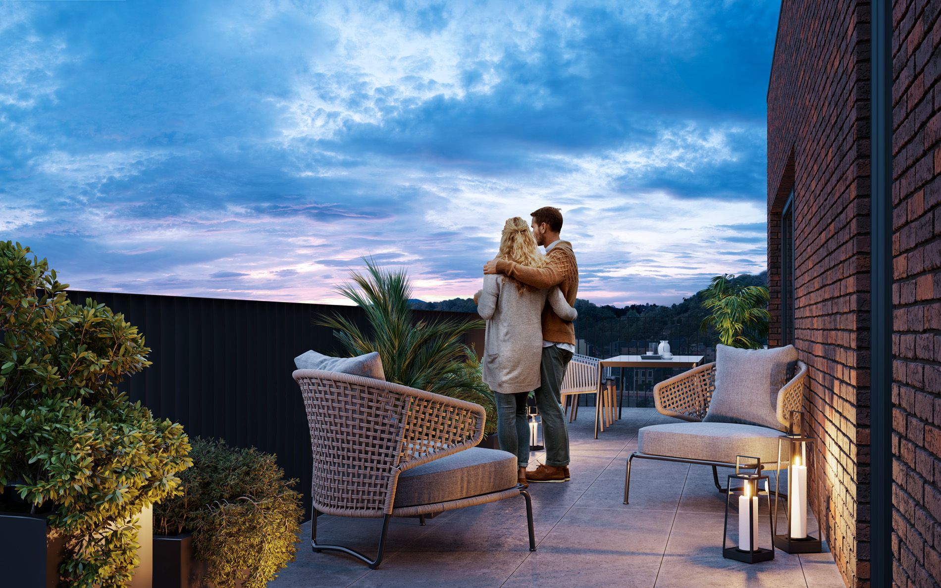 Appartement à vendre à Liège, couple vue extérieure