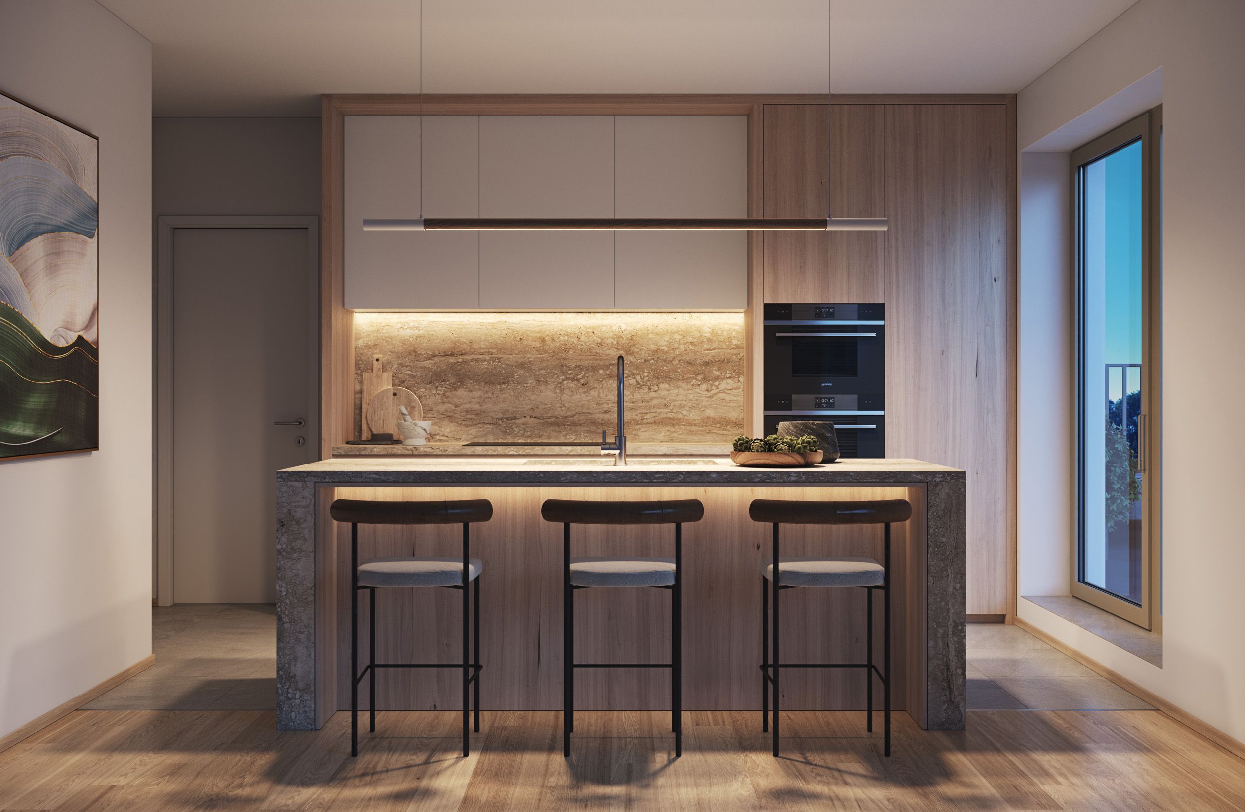 Maison basse énergie à vendre, vue intérieure