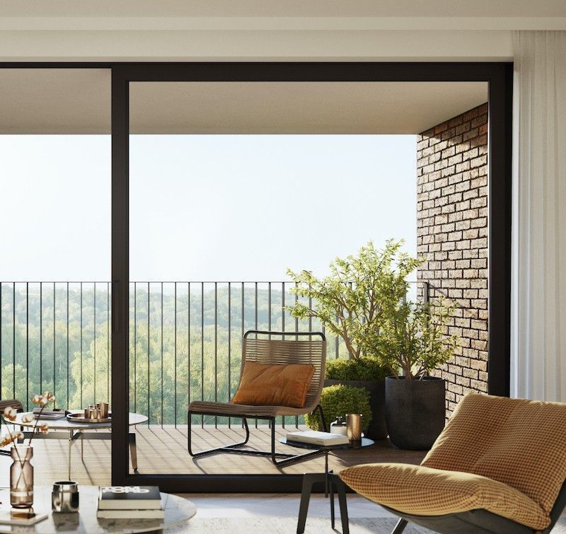 écoquartier à Coronmeuse, vue intérieure logement