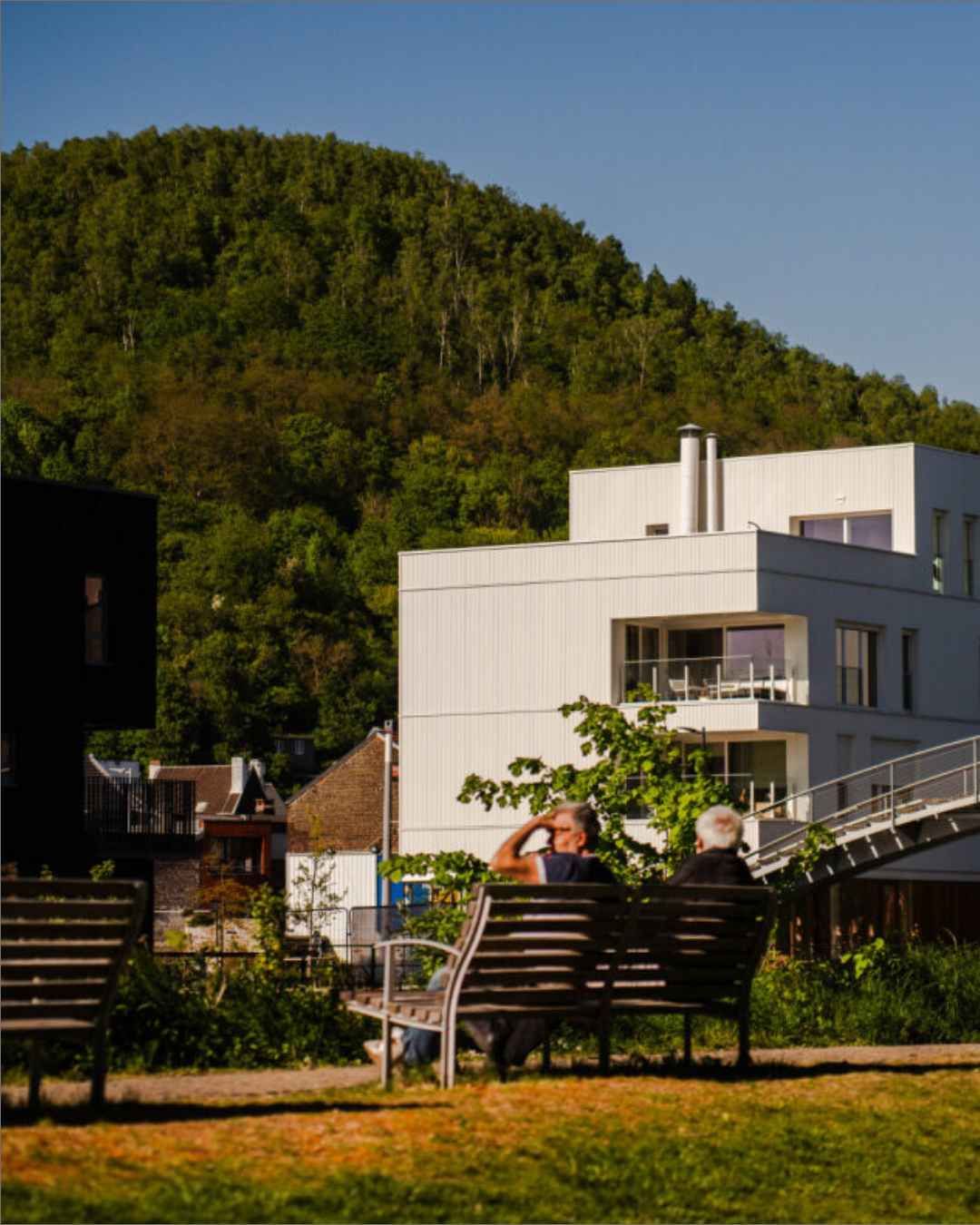 vue extérieure projet d'écoquartier
